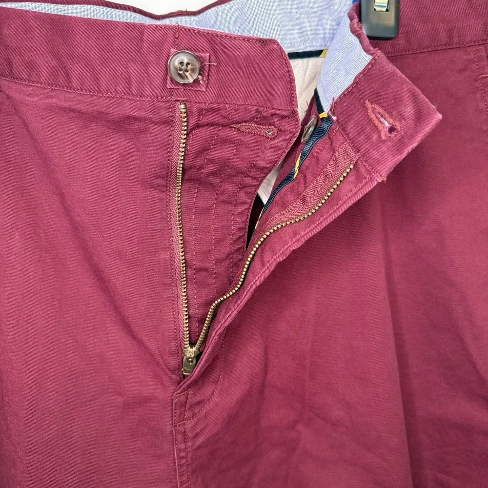 Polo Ralph Lauren Men's Shorts Size 40 Burgundy Casual Chino Twill Preppy Shorts